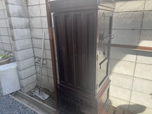 河内長野市にて仏壇の回収・処分を行いました。