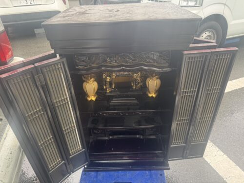 大阪市平野区にて仏壇の回収・処分を行いました。